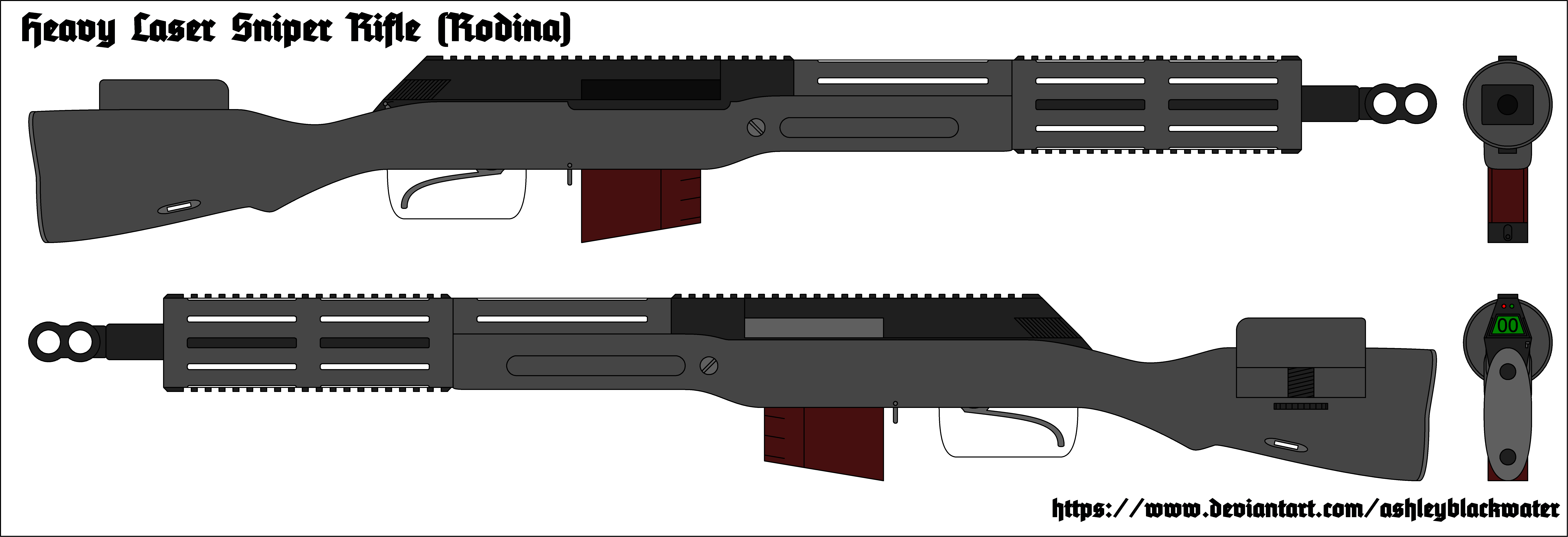 Nerf sniper rifle and heavy blaster by AreWeTheBaddies on DeviantArt