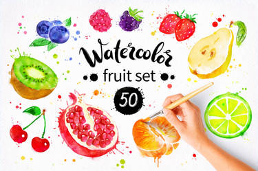 Fruit Watercolor Collection