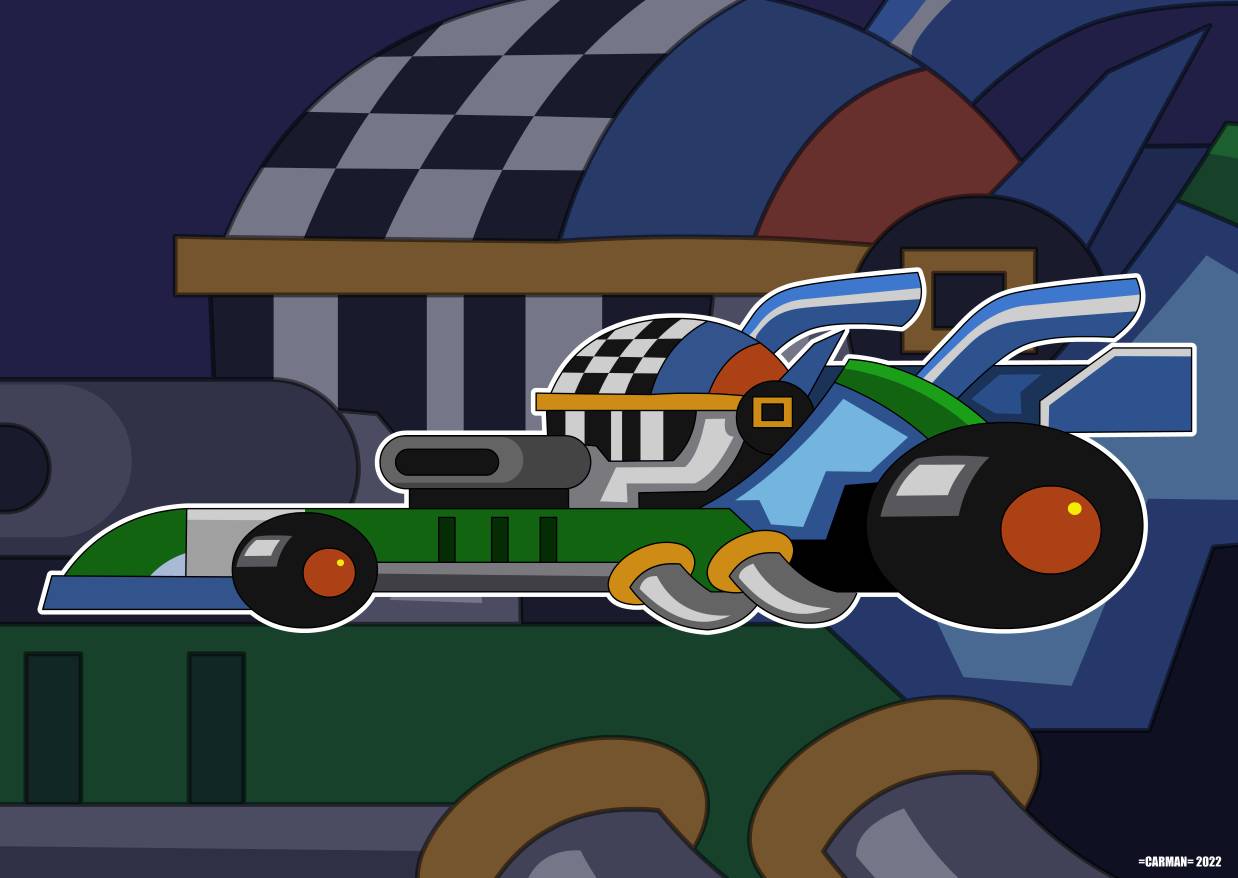 Turbo Man race car by kinglolo89 on DeviantArt
