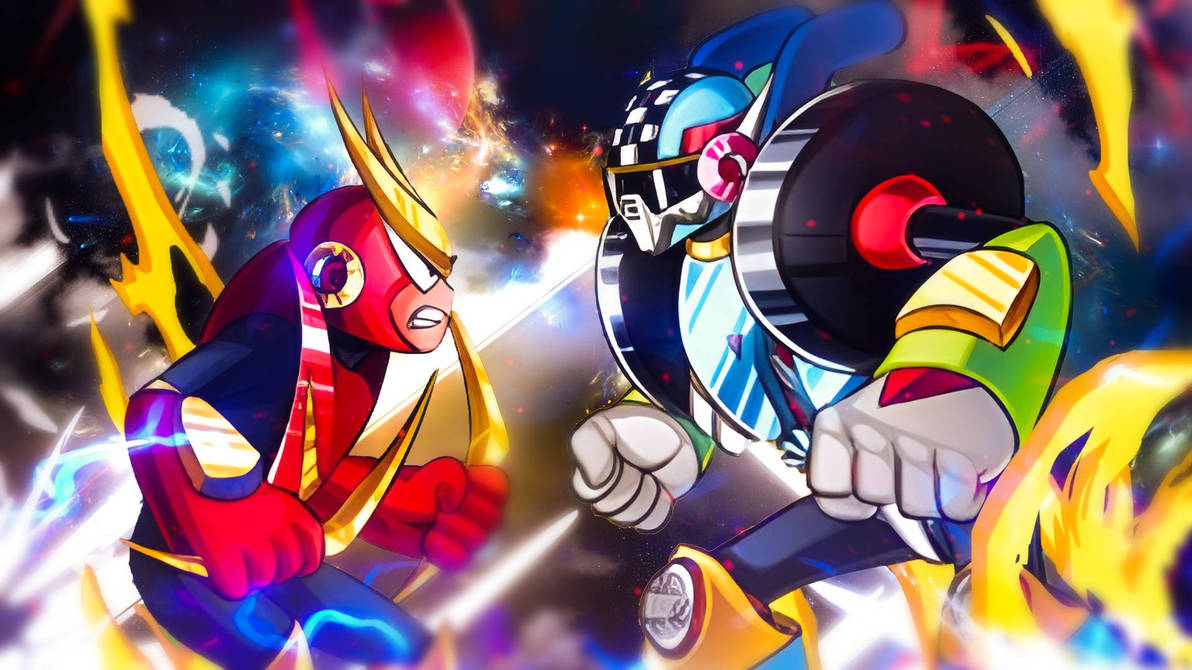 quick Man vs Turbo Man by kinglolo89 on DeviantArt