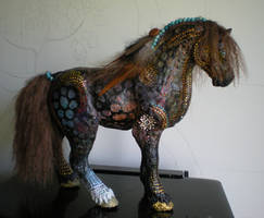 Sky Dreamer~paper mache horse