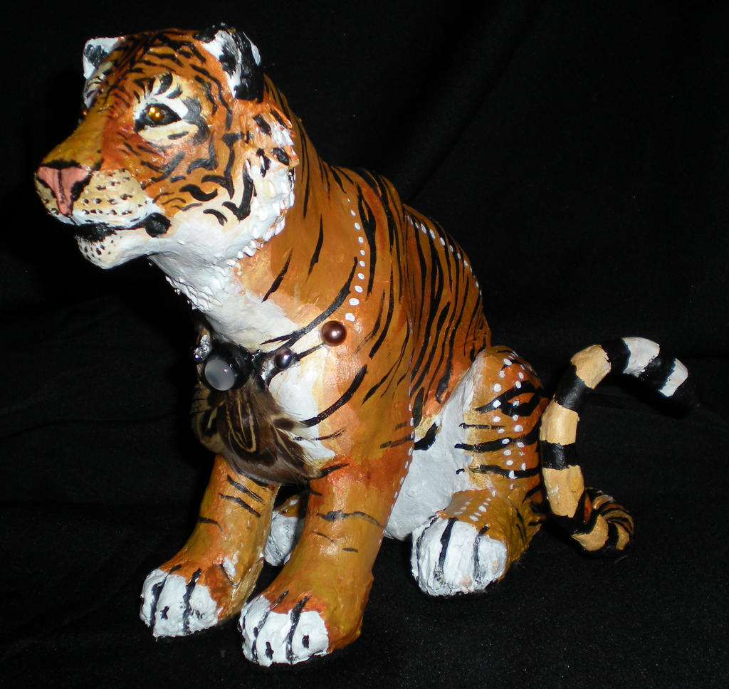 Comissioned Tiger Sculpture