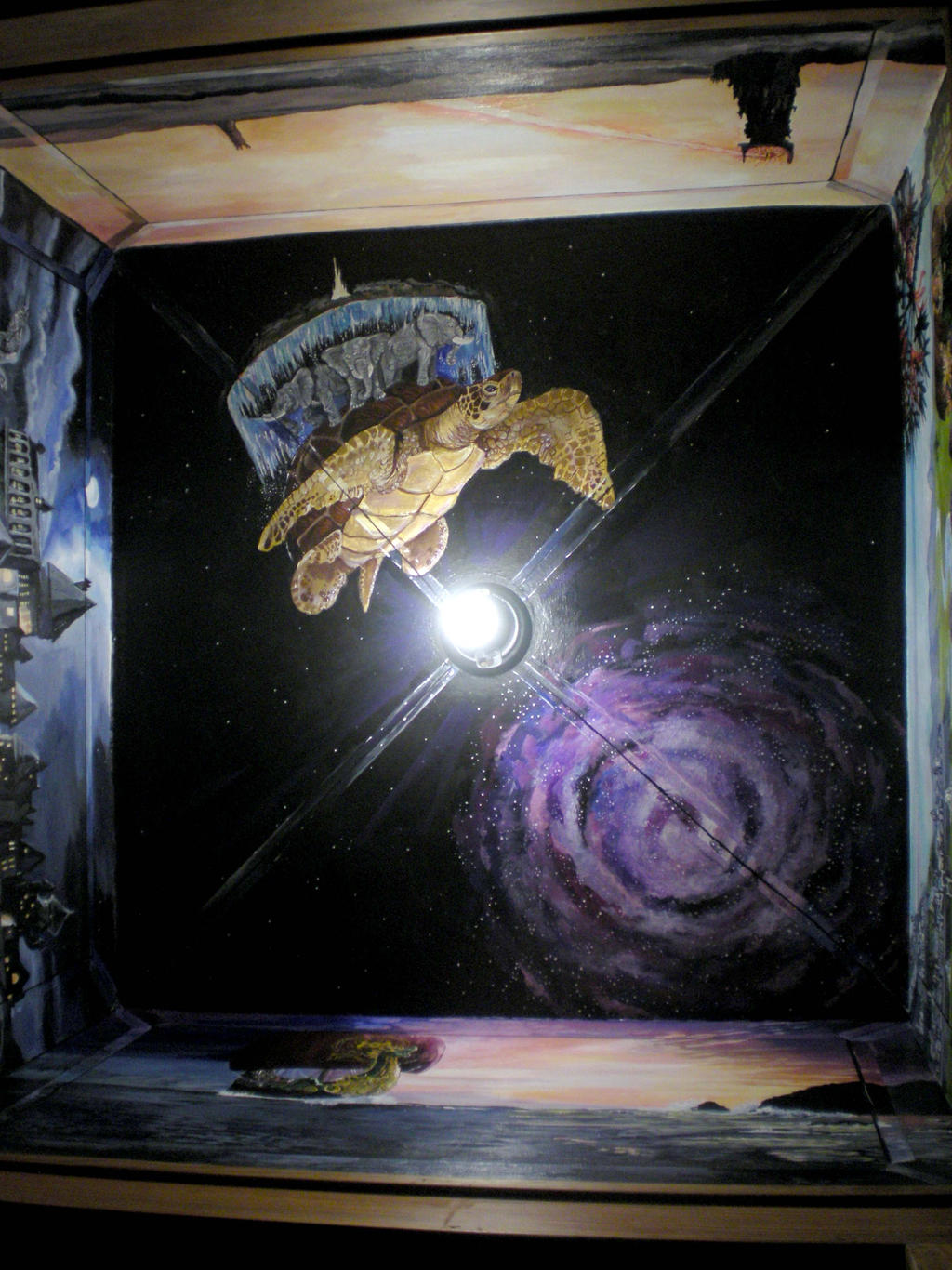 WIP A'tuin Terry Pratchett Discworld Ceiling Mural by Shadowind on ...