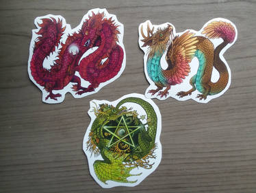 Dragon Sticker 3 Pack