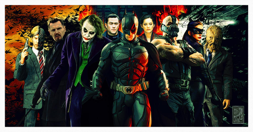 Dark Knight characters fan art by GregoryDampier on DeviantArt