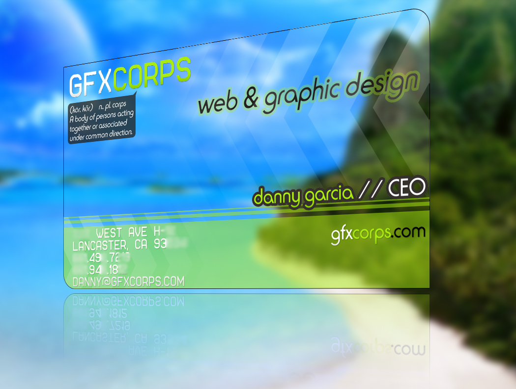 GFXCORPS.com Business Card 2