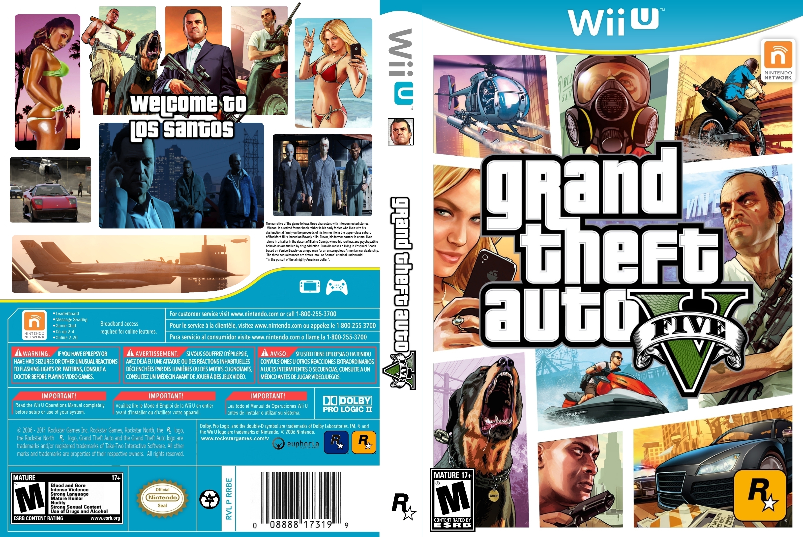 omvatten periodieke Voornaamwoord GTA 5 Wii U Cover Art by Sen-goku on DeviantArt