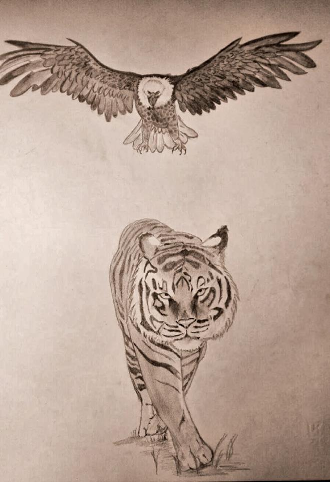 Tiger and eagle by AntonioLordp on DeviantArt