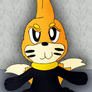 A Buizel in a Wet Suit