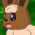 Surprised Ginger the Eevee (Usable Emoticon)