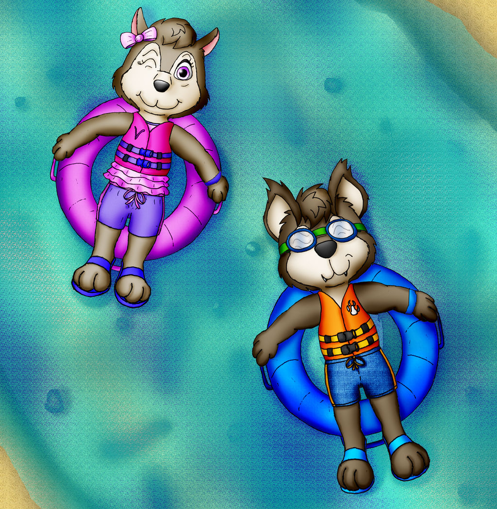 Violet and Wiley's 'River Ride' (For timmy421) by Unownace on DeviantArt