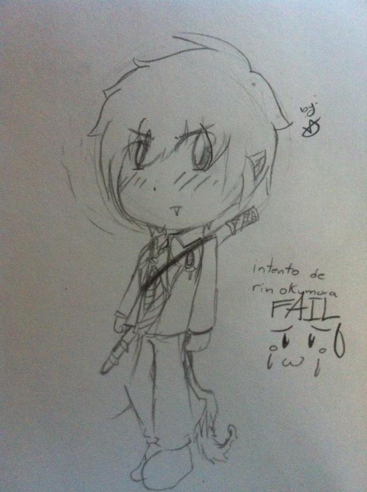 rin okumura chibi-FAIL by pamwestrup on DeviantArt