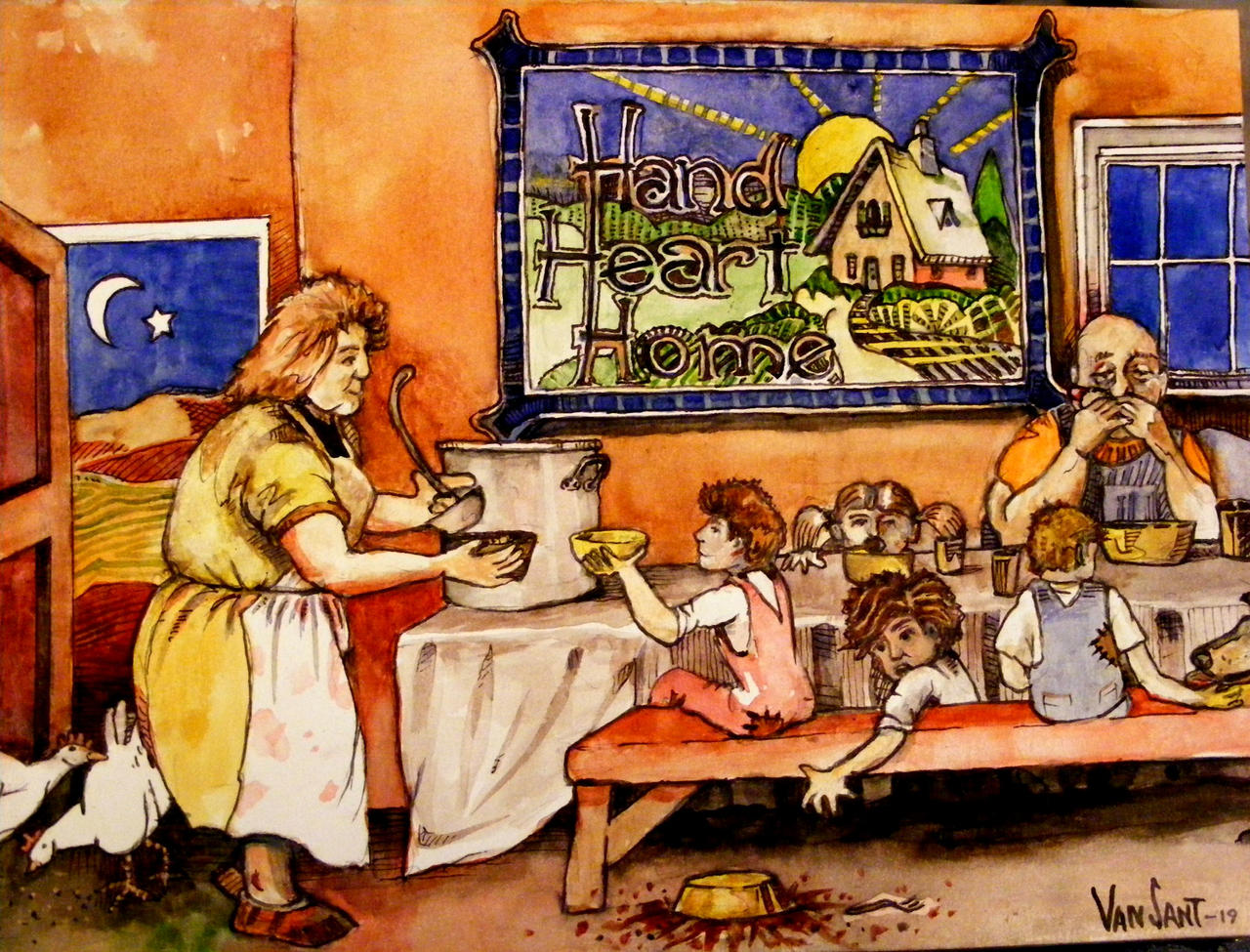 Poor Family Dinner by DiamondCutter423 on DeviantArt