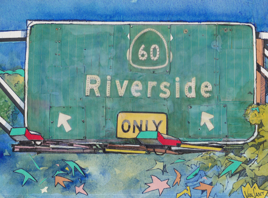 Riverside Freeway Sign by DiamondCutter423 on DeviantArt