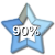 Star Progress Bar - 90% by ColMea