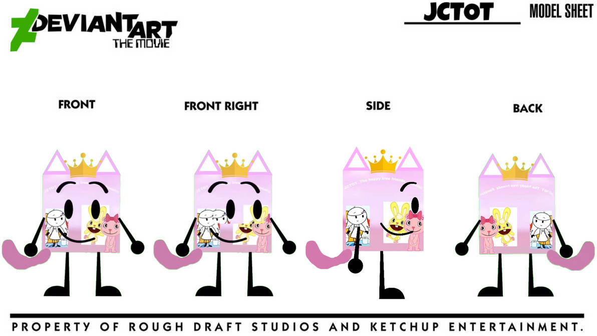 DeviantArt The Movie: JCTOT Reference Sheet by JCTOTTheAwesomeDude on ...
