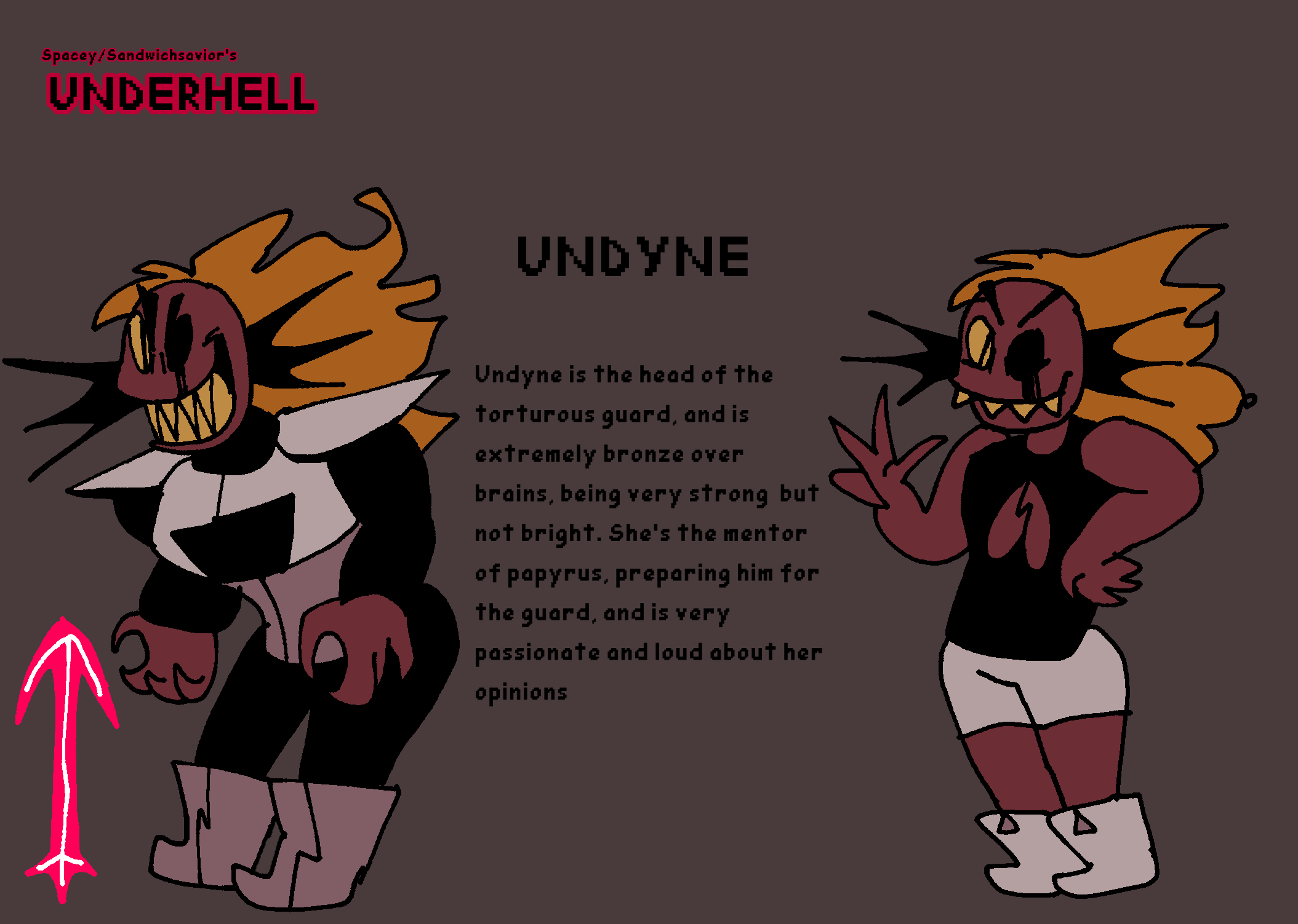 Undrhell UNDERHELL Undyne by SandwichSavior on DeviantArt