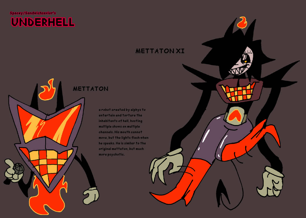 Undrhell UNDERHELL mettaton by SandwichSavior on DeviantArt