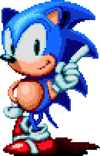 The guy who does that pixel thing Sonic heroes, Pixel art, Sonic mania