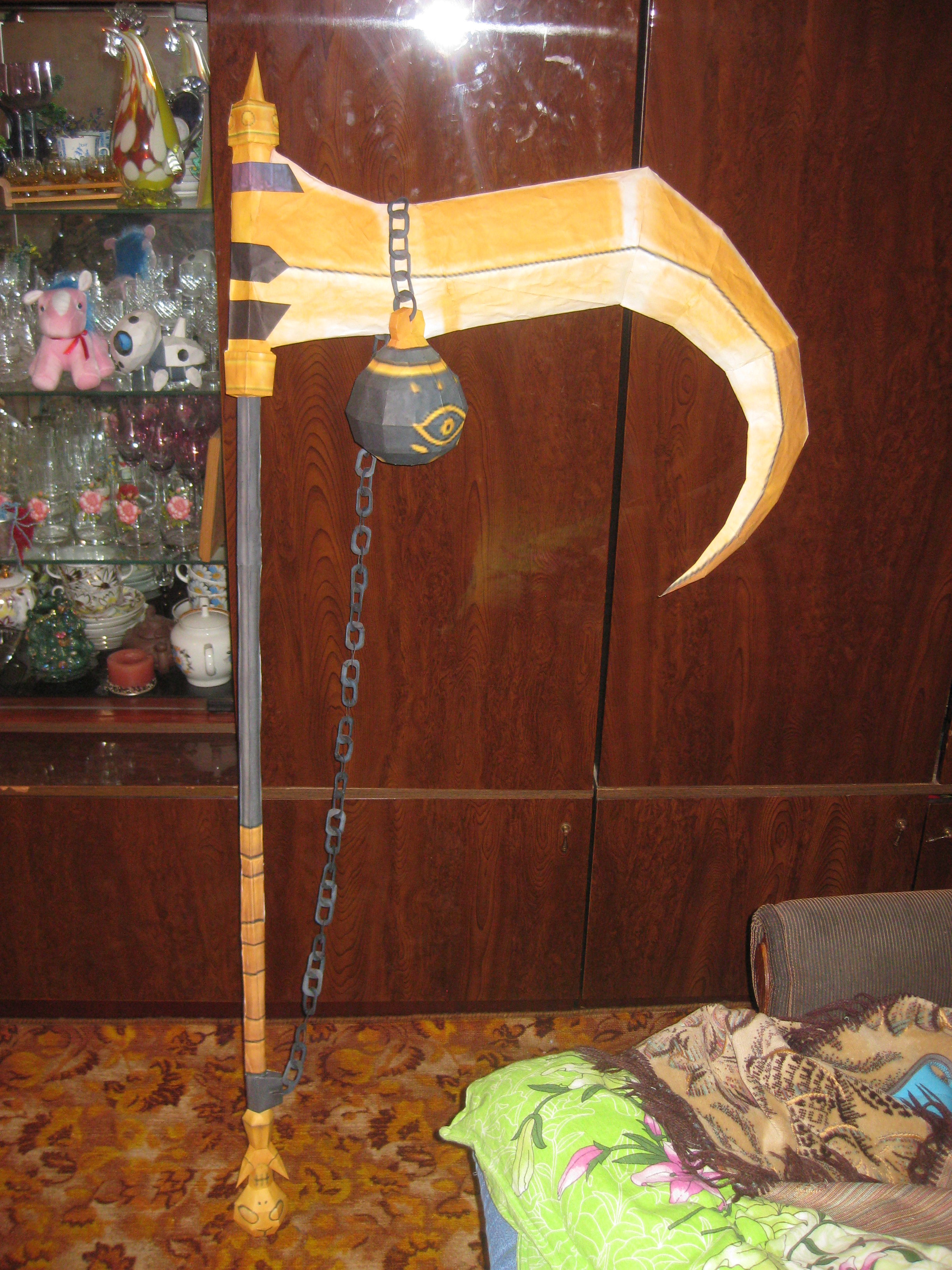 Phantomon scythe papercraft