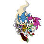 Sonic and Amy Color-Sonic CD Contest Entry
