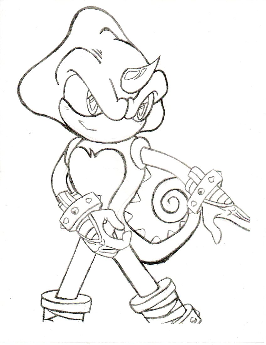 espio the chameleon coloring pages