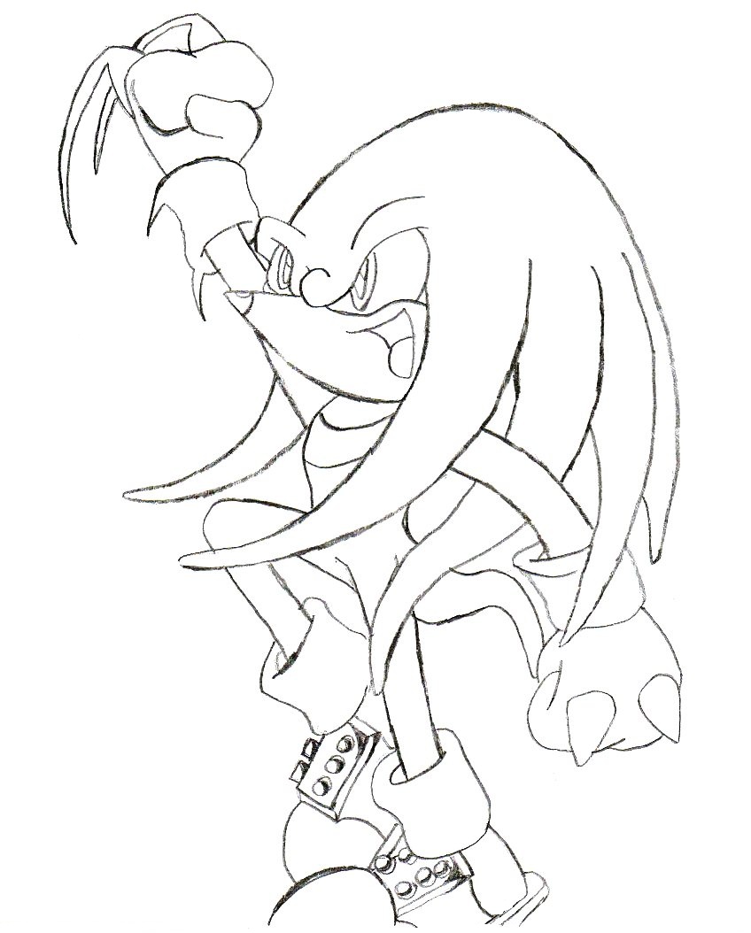 Old Art - Knuckles the Echidna