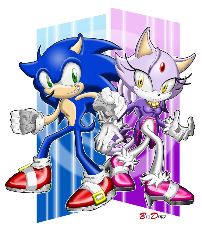 Sonic and Blaze - Ready for Round Three