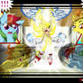 Comm: Sonic, Rainbow Dash, Spitfire - Awestruck