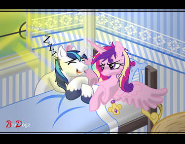 Com: Shining Armor and Princess Cadance - Best Day