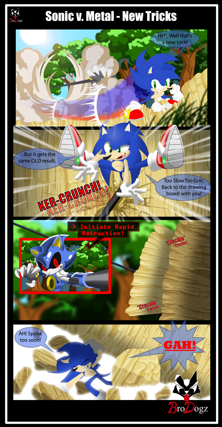 Sonic Comic Dub - Sonic & Knuckles VS Neo Metal Sonic! (IDW Sonic