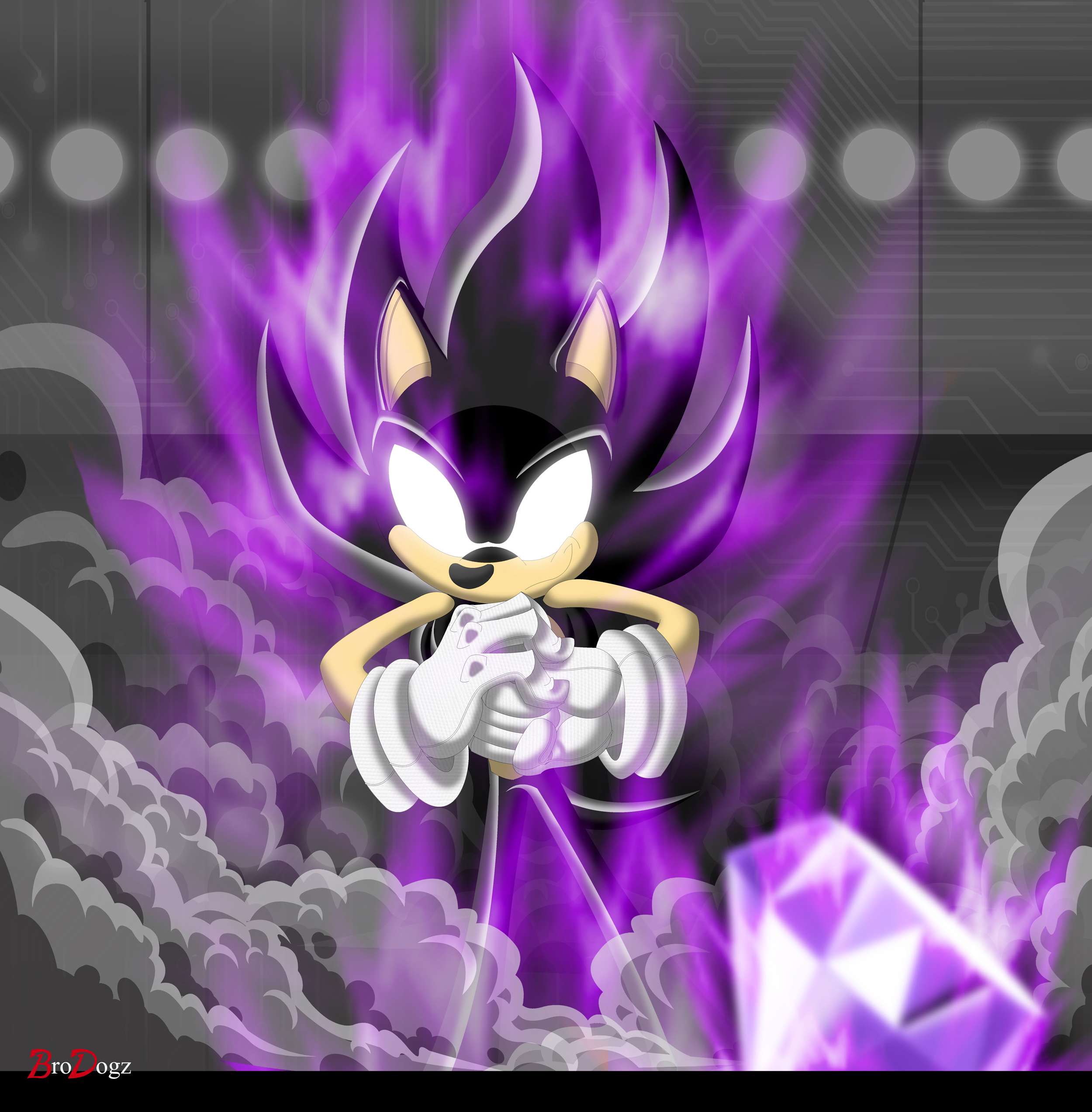 Dark sonic by DarkingTheHedgehog on DeviantArt