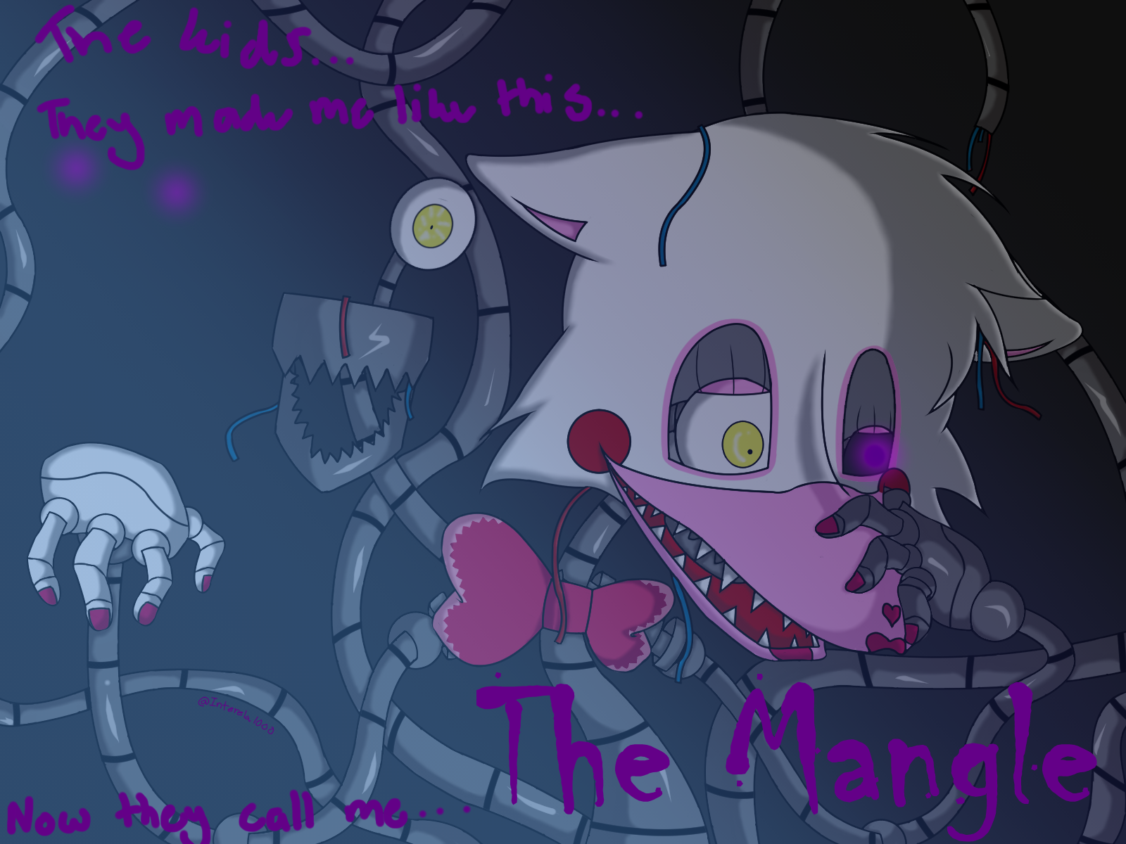 FNaF 2 contest entry: Mangle [w/Speed draw]