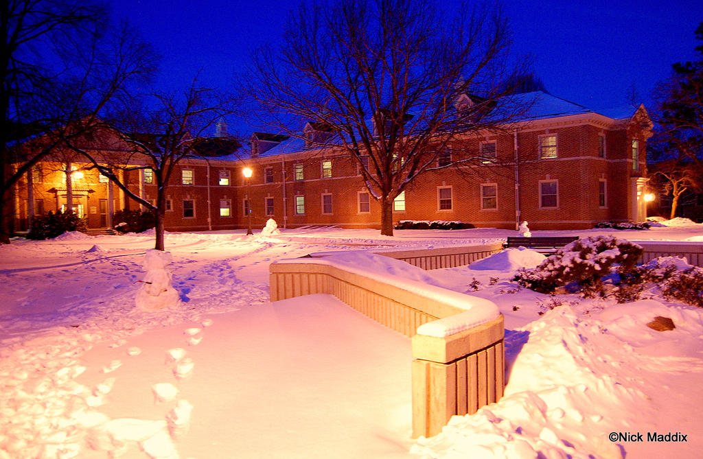 Winter College Snowscape