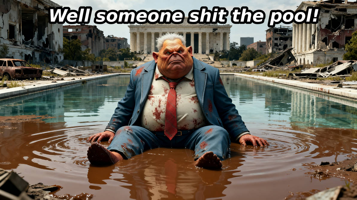 Poop Pool Meme Shitting the Pool by NotArtistAndrewM on DeviantArt