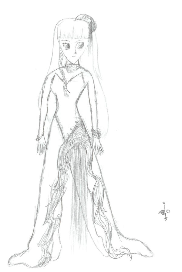 girl in a dress... by twilightember on DeviantArt
