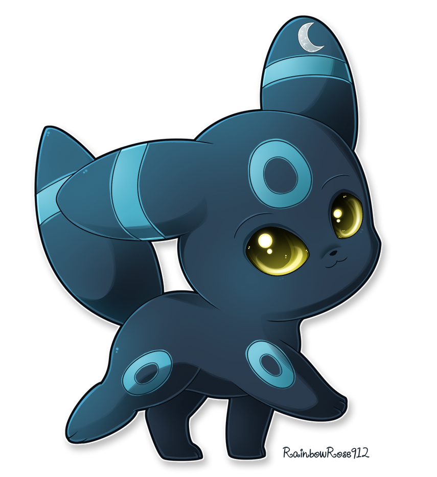 Commission: Shiny Umbreon by RainbowRose912 on DeviantArt