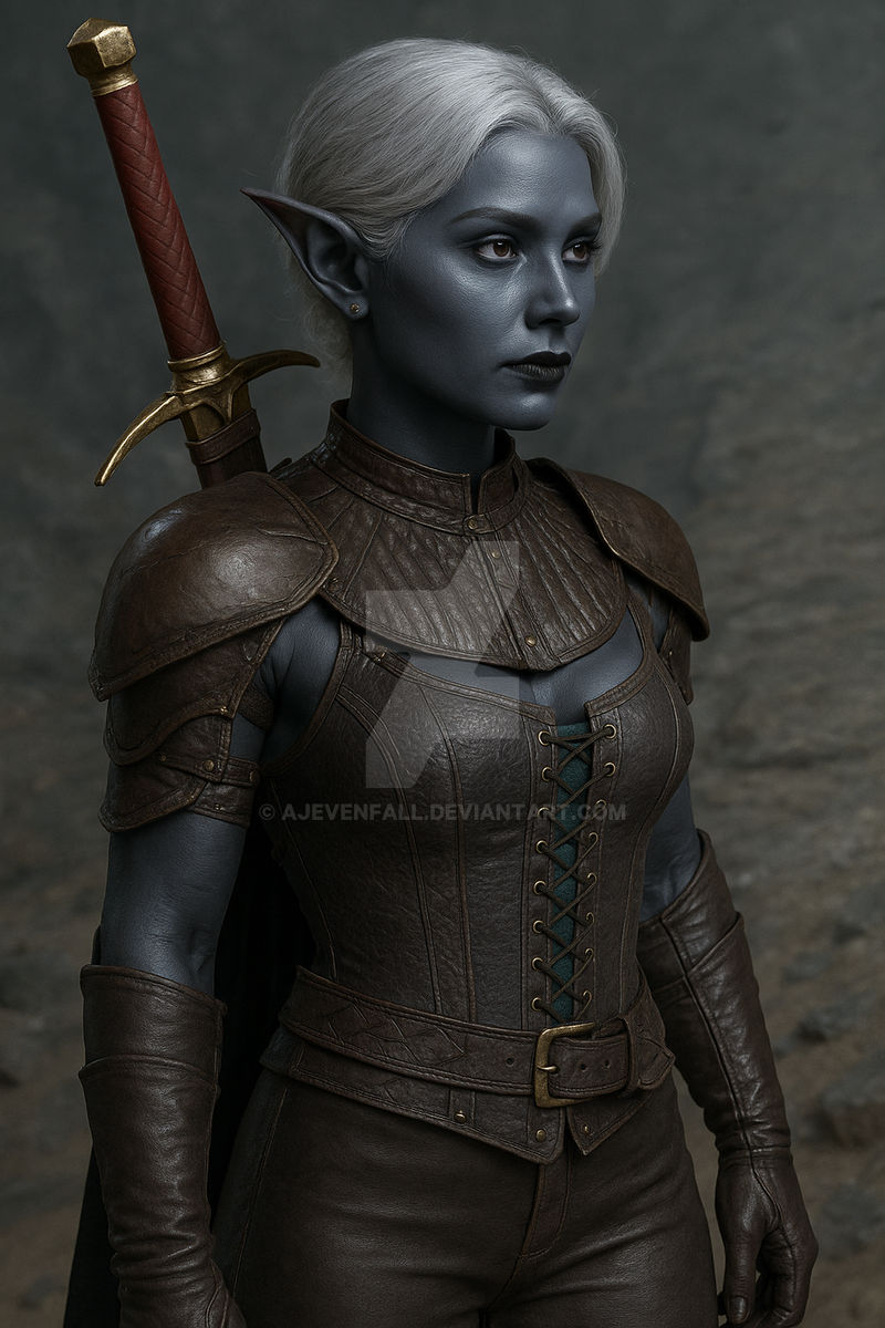My Most Beautiful Drow (AI Version) by AJEvenfall on DeviantArt