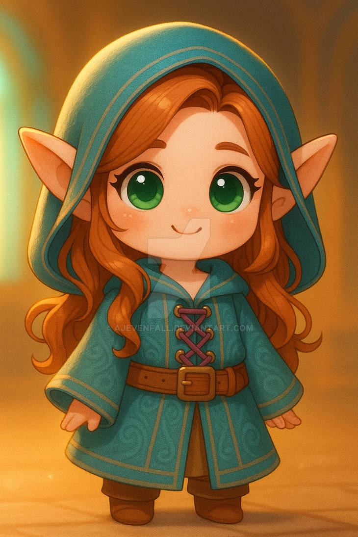 Elixir Elf Chibi Elven Wizard (AI) by AJEvenfall on DeviantArt