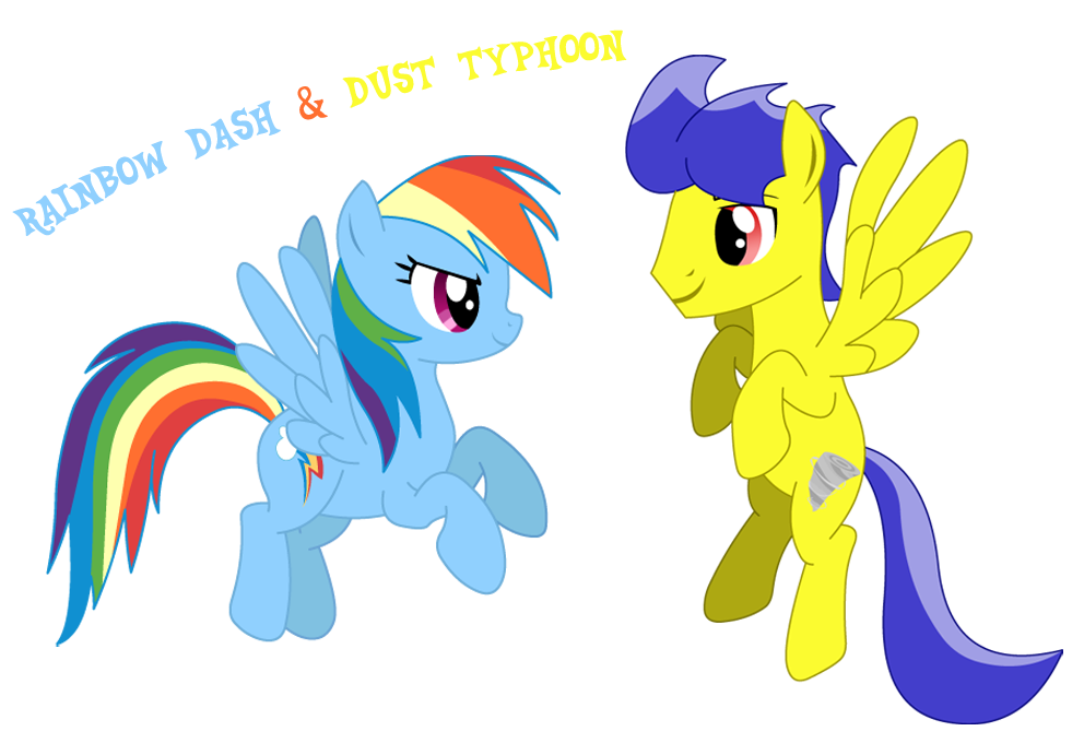 Rainbow Dash and Dust Typhoon