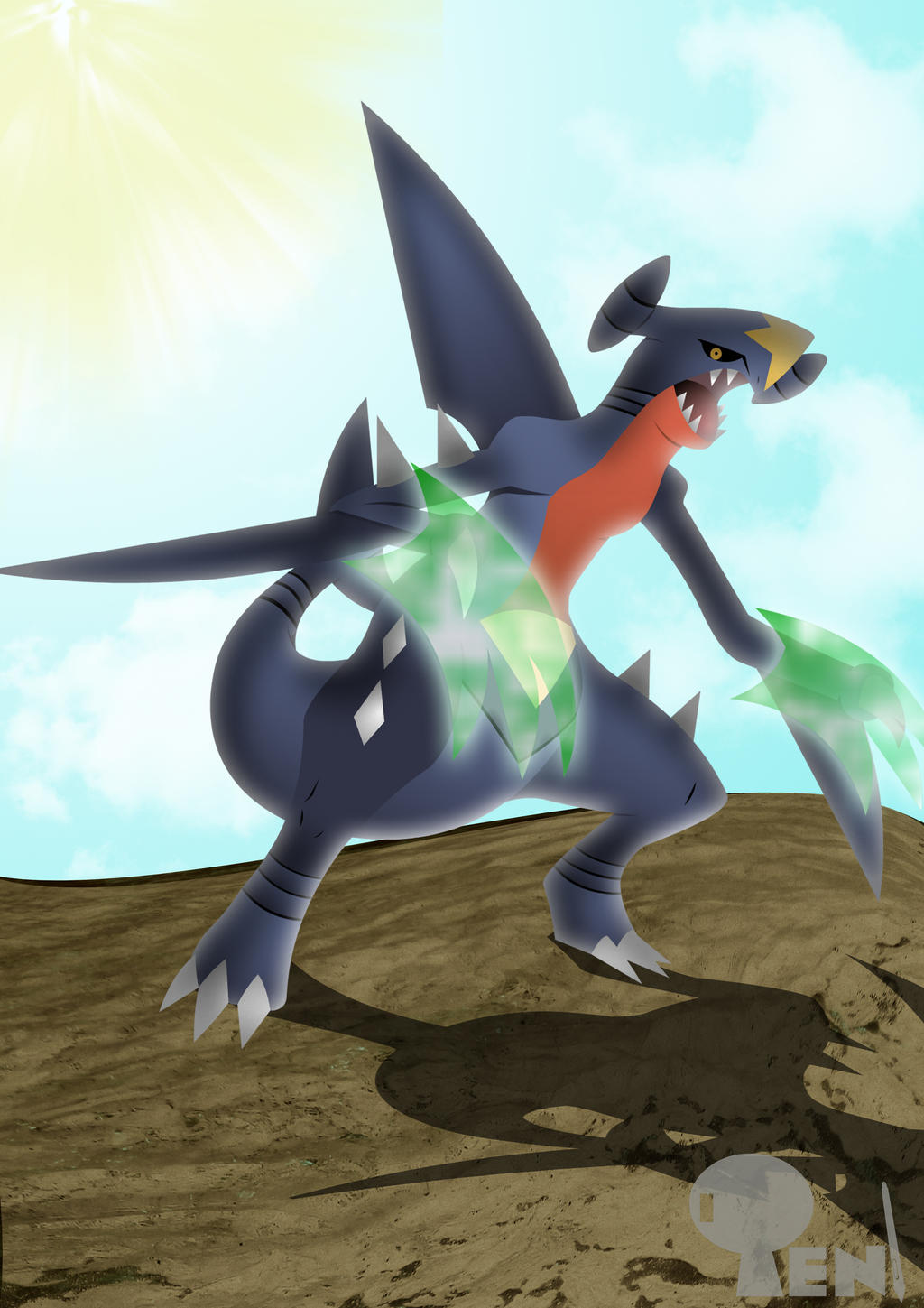 Garchomp by EdoNovaIllustrator on DeviantArt