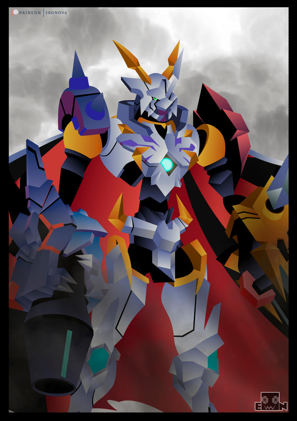 Omegamon X by EdoNovaIllustrator on DeviantArt