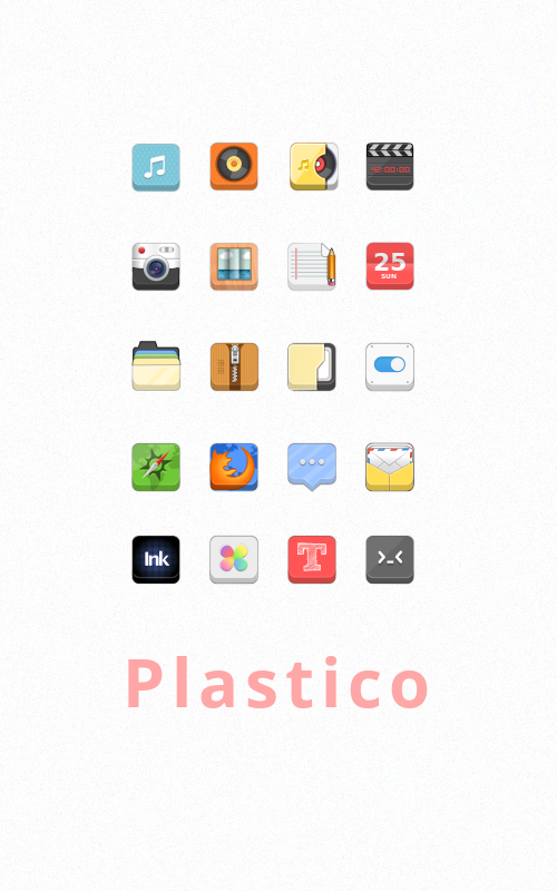 Plastico icons
