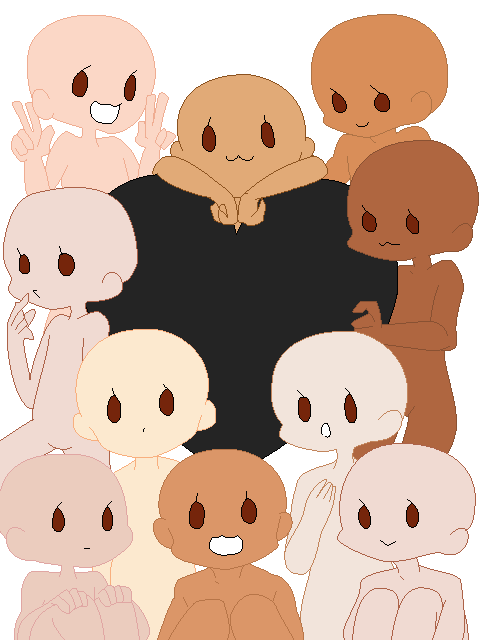 .:Base:. Chibi Group by A-DreamCatcher on DeviantArt