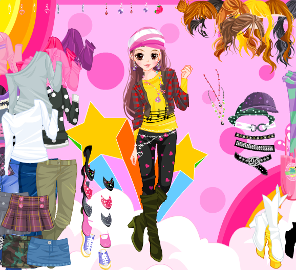 Cassandra Disco Dressup Game