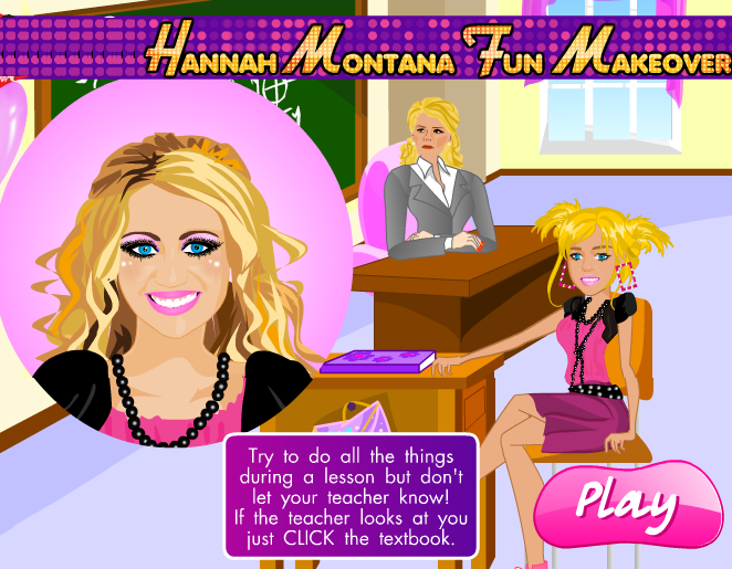 Hannah Montana Fun Makeover Game by willbeyou on DeviantArt