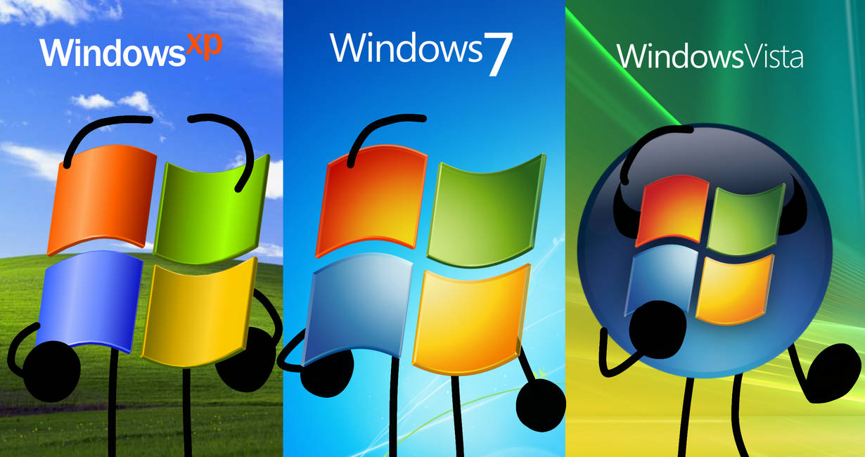 Windows XP, Windows 7 and Windows Vista by Mohamadou-WinXP on DeviantArt