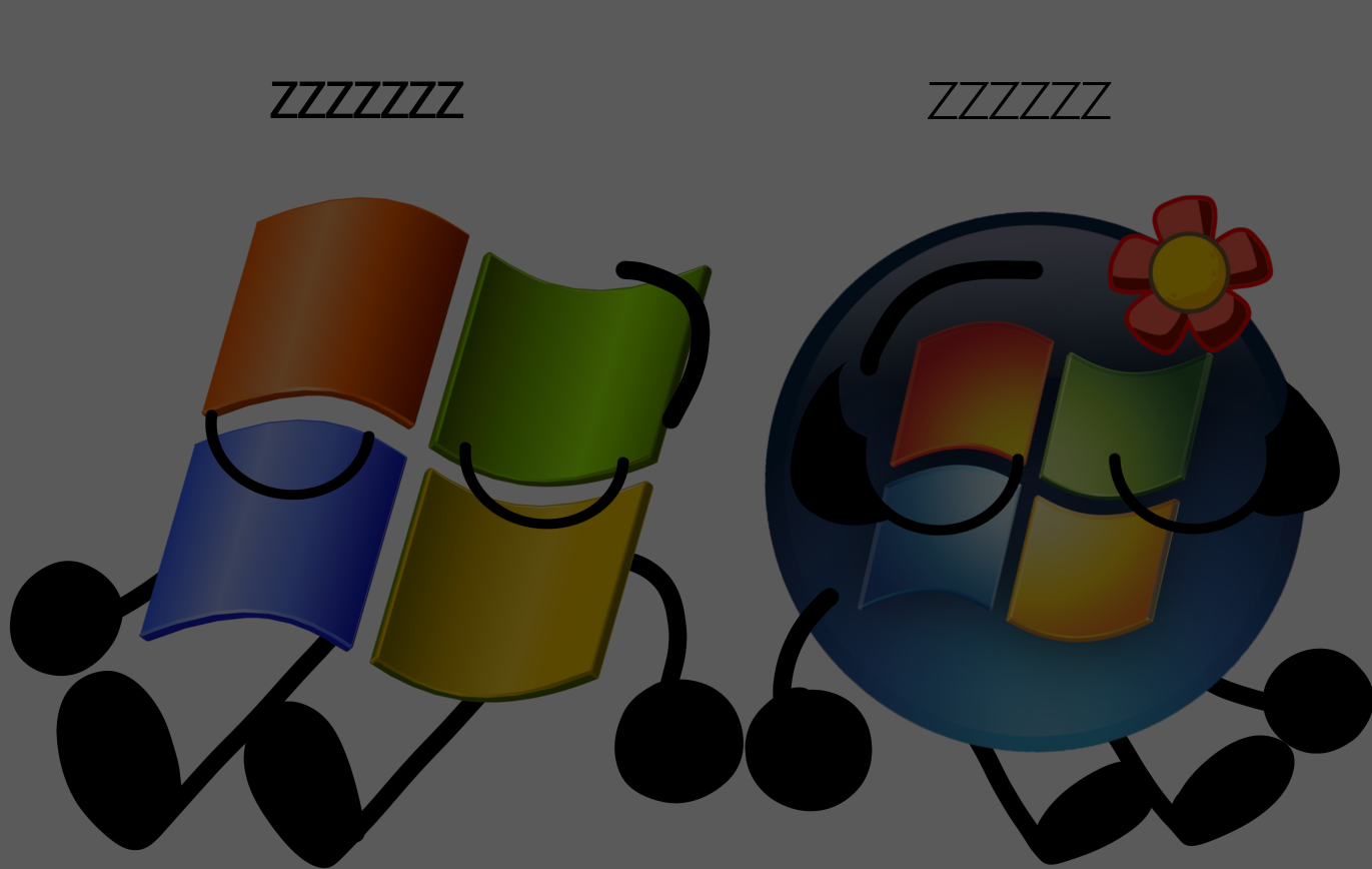Windows Xp Screensaver Deviantart Windows XP and Windows Vista Sleeping by Mohamadou-WinXP on DeviantArt