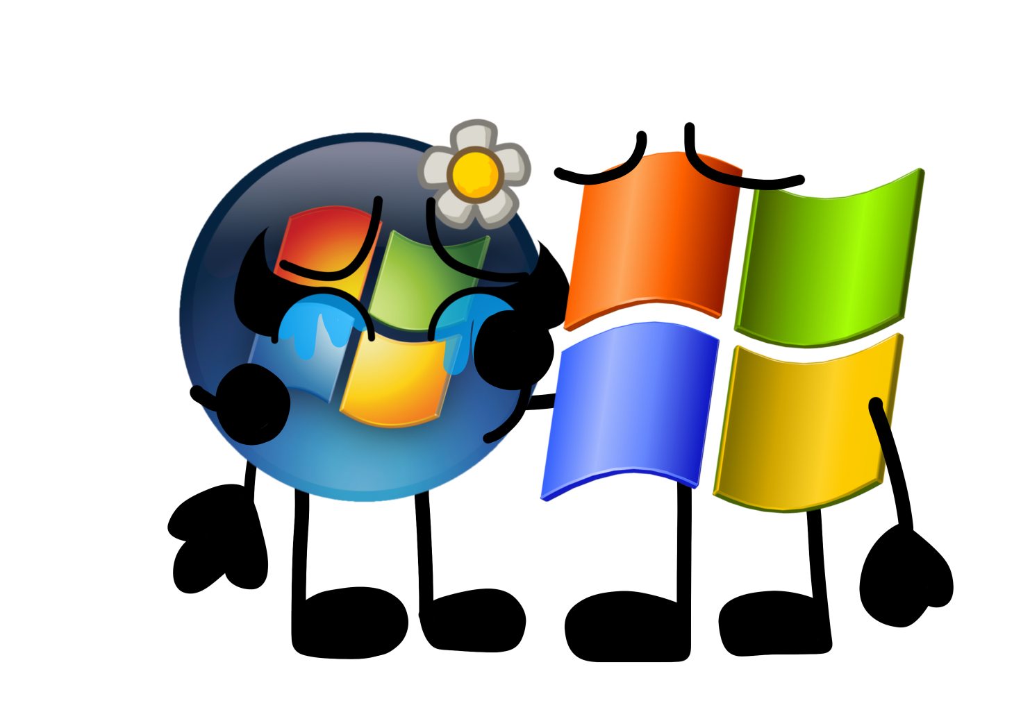 Xp Character Windows XP comforts to Windows Vista by Mohamadou-WinXP on DeviantArt