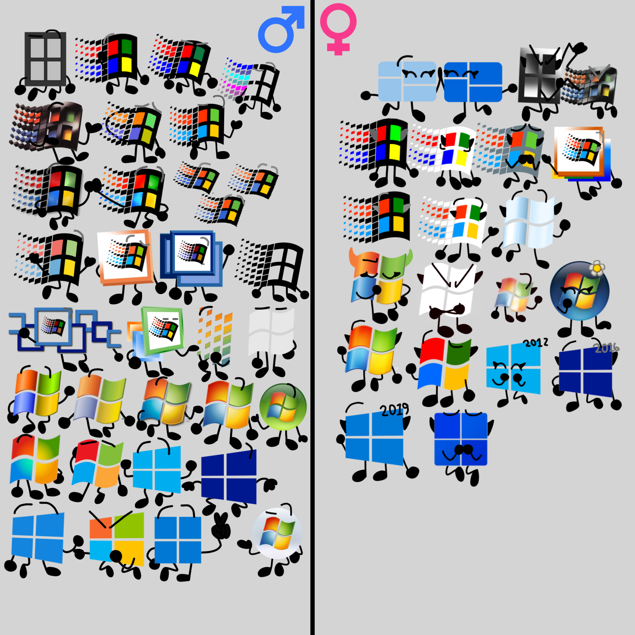 My Windows AU by Mohamadou-WinXP on DeviantArt